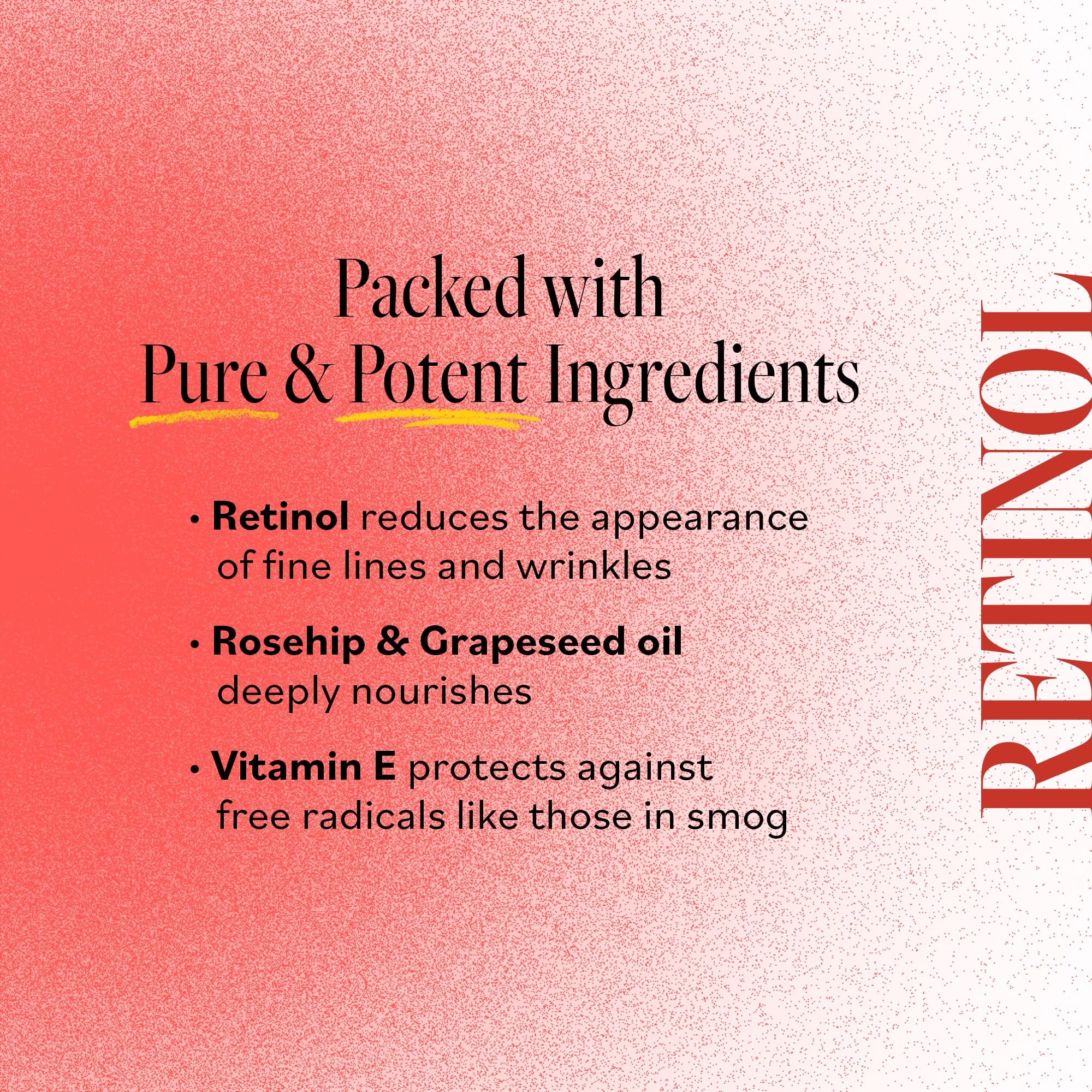 Derma E Anti-Wrinkle Treatment Oil massaged into clean face, night hydration scenario
