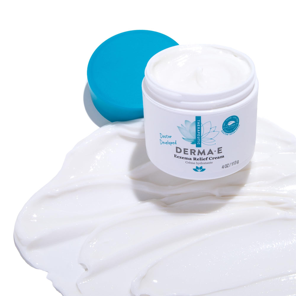 Derma E packaging shot illustrating recyclable packaging and eco-friendly skincare.