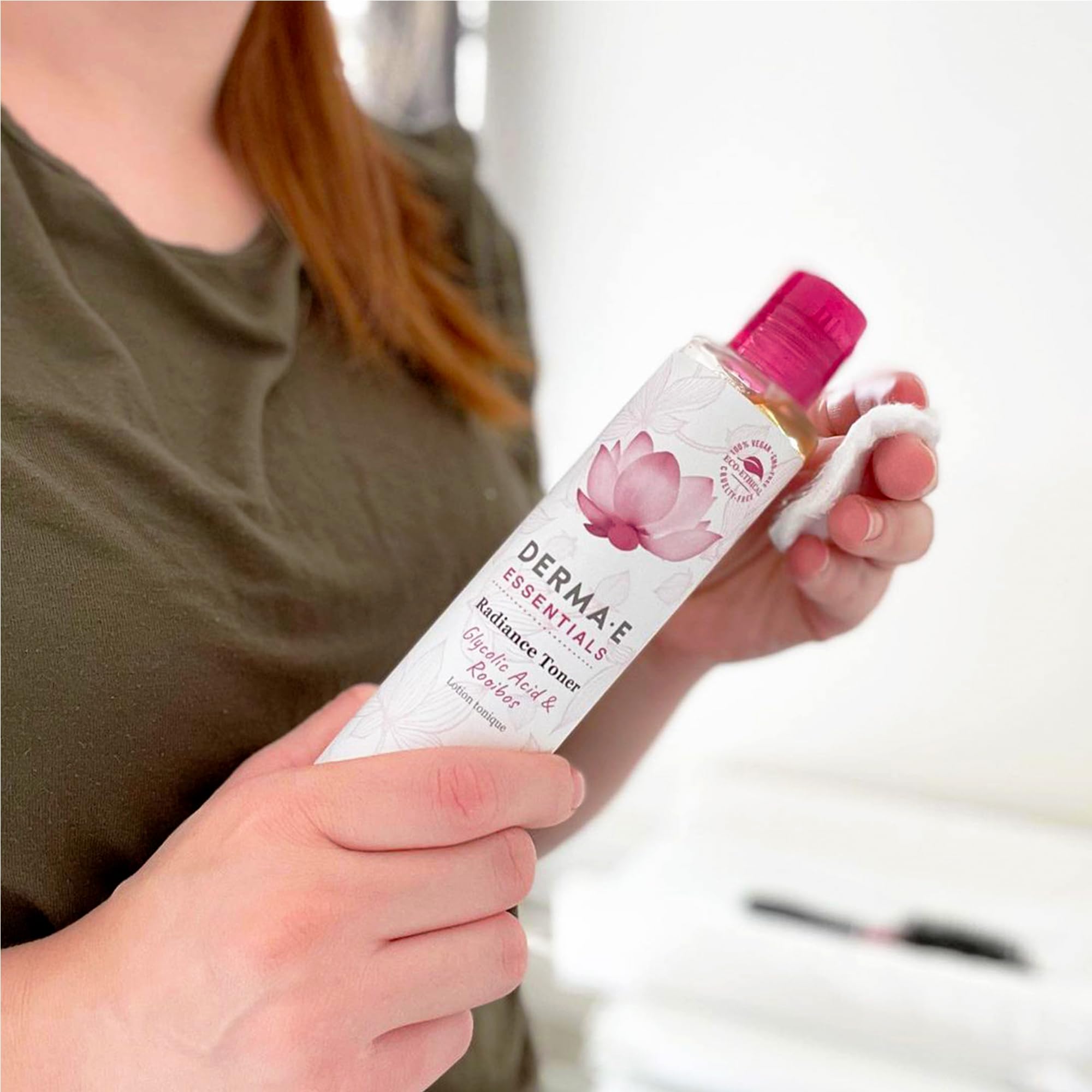 Derma-E Radiance Toner vegan and cruelty-free skin choice.