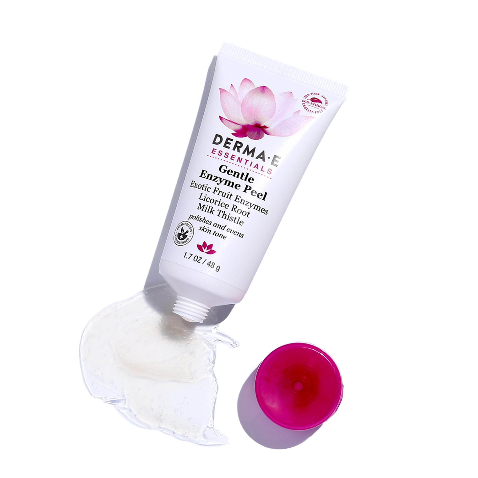DERMA E Gentle Enzyme Peel with papaya enzymes for gentle exfoliation