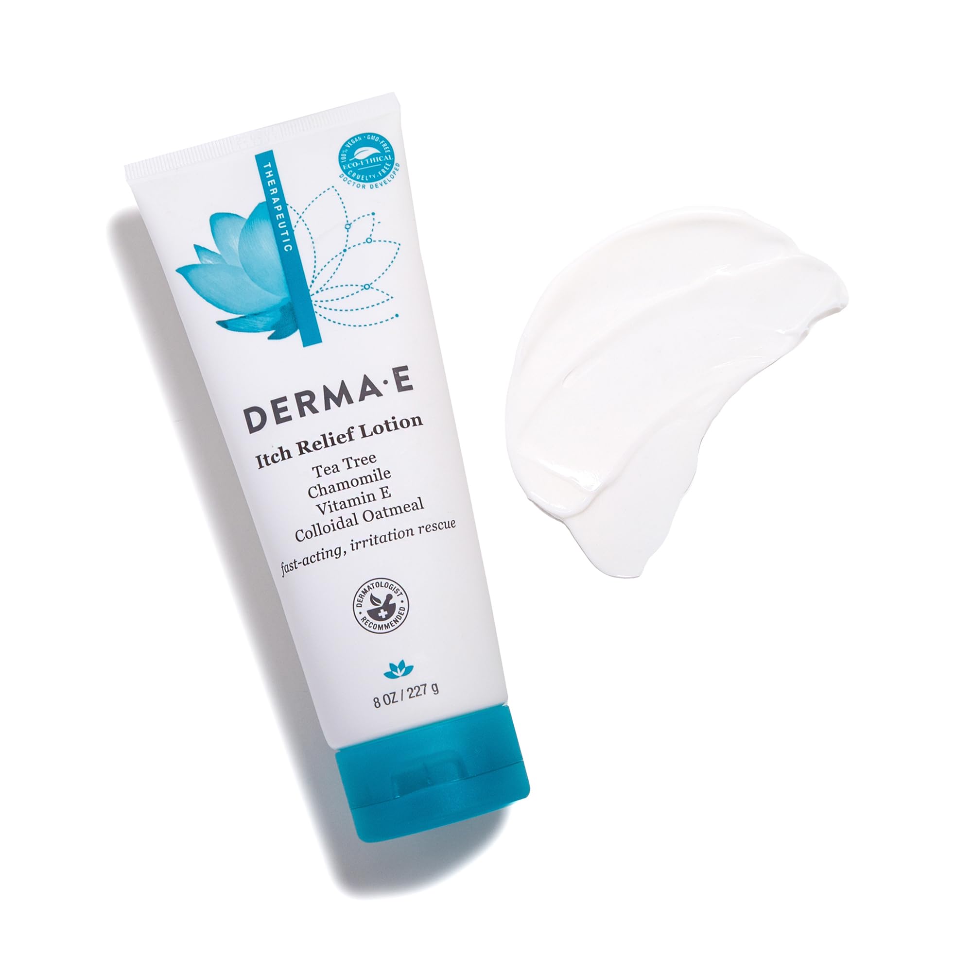 Derma E Itch Relief Lotion Tea Tree ingredient for calming skin