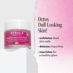 Derma E microdermabrasion scrub texture with grainy exfoliating particles