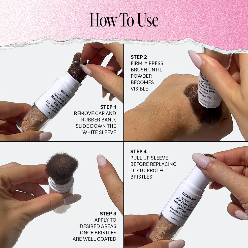 Derma E mineral sunscreen translucent finish suitable for all skin tones.