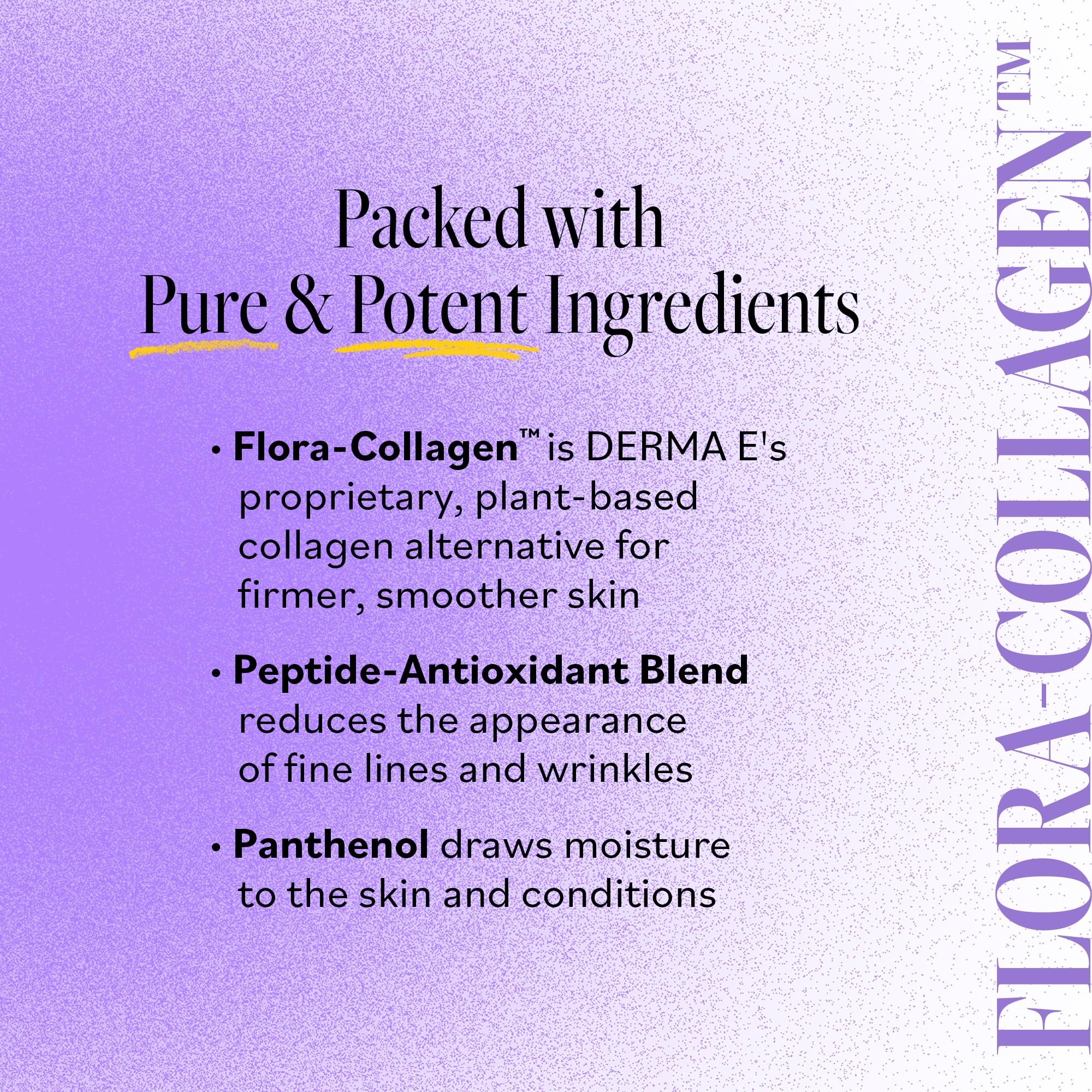 DERMA E panthenol vitamin boost image underscores hydration and conditioning