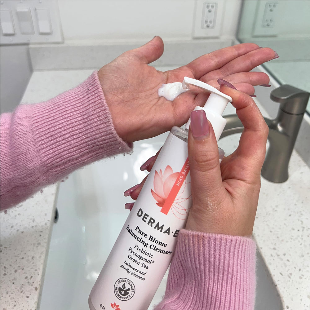 Derma E fragrance-free label for sensitive skin friendly formula
