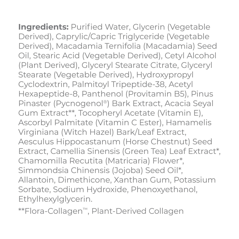 Derma E Pycnogenol extract contributes to hydrated under-eye skin.