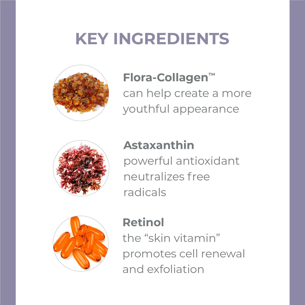 Derma E ingredients panel highlights shea butter and vitamin E nourishment.