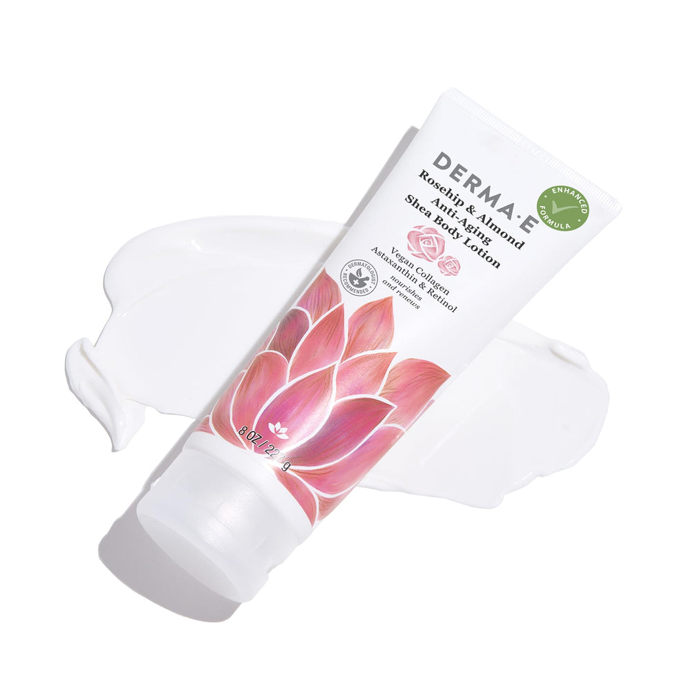 Derma E natural fragrance image hints at delicate, spa-like scent experience.