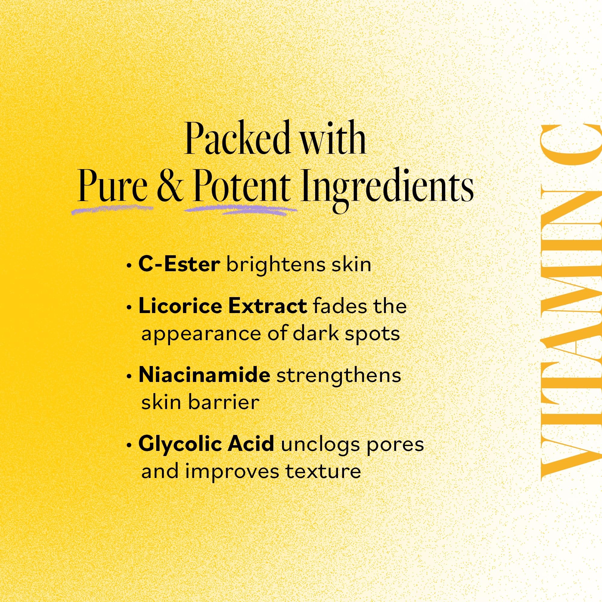 Derma E Vitamin C Daily Brightening Cleanser rinse after wash reveals radiance and refreshed skin.