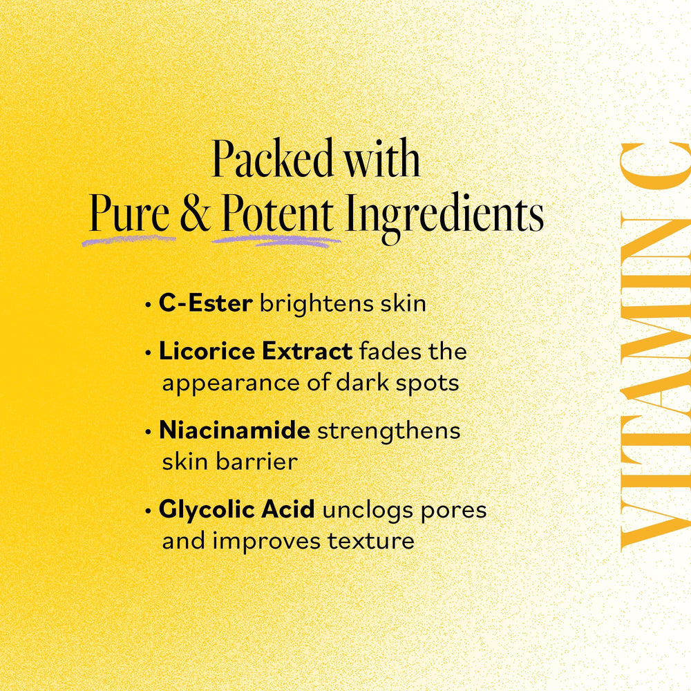 Derma E Vitamin C Daily Brightening Cleanser rinse after wash reveals radiance and refreshed skin.