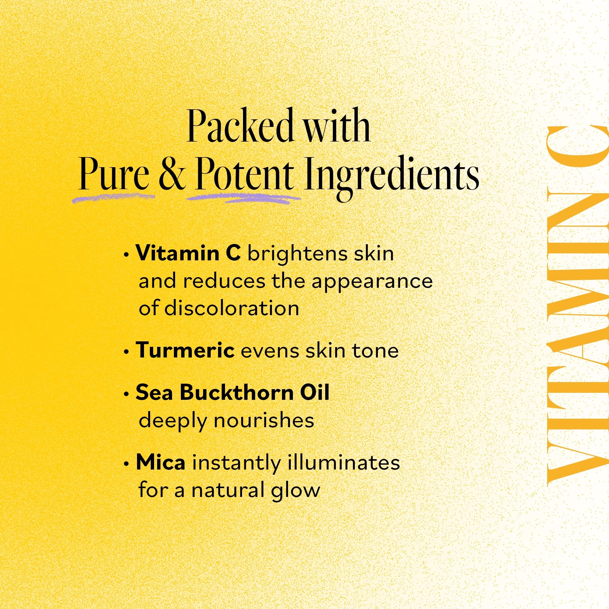 Seabuckthorn oil in Derma E Glow Face Oil nourishes skin health