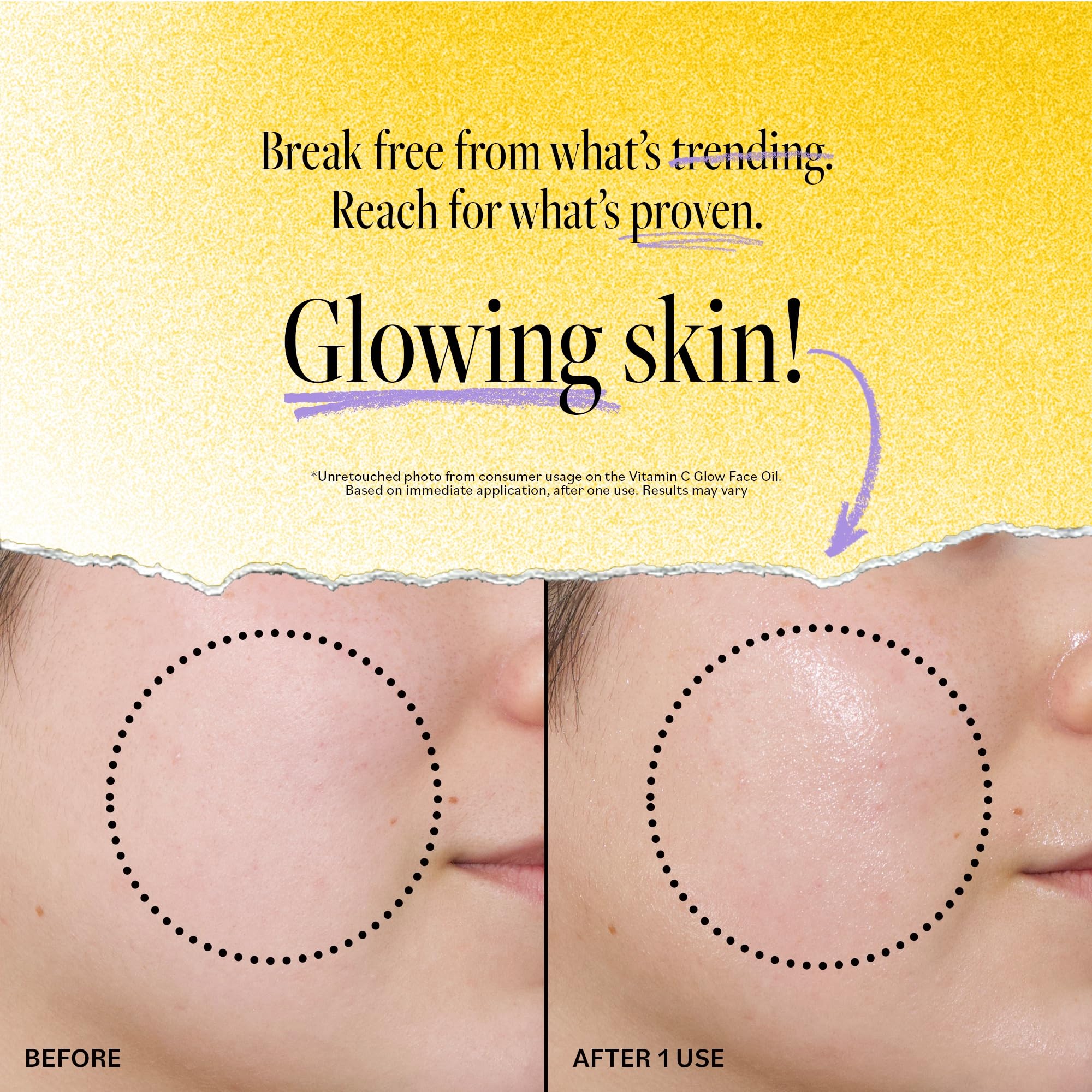 Turmeric in Derma E Glow Face Oil supports a revitalized, even-toned look