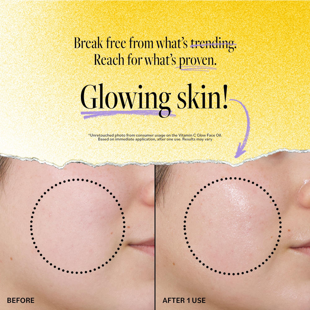 Turmeric in Derma E Glow Face Oil supports a revitalized, even-toned look