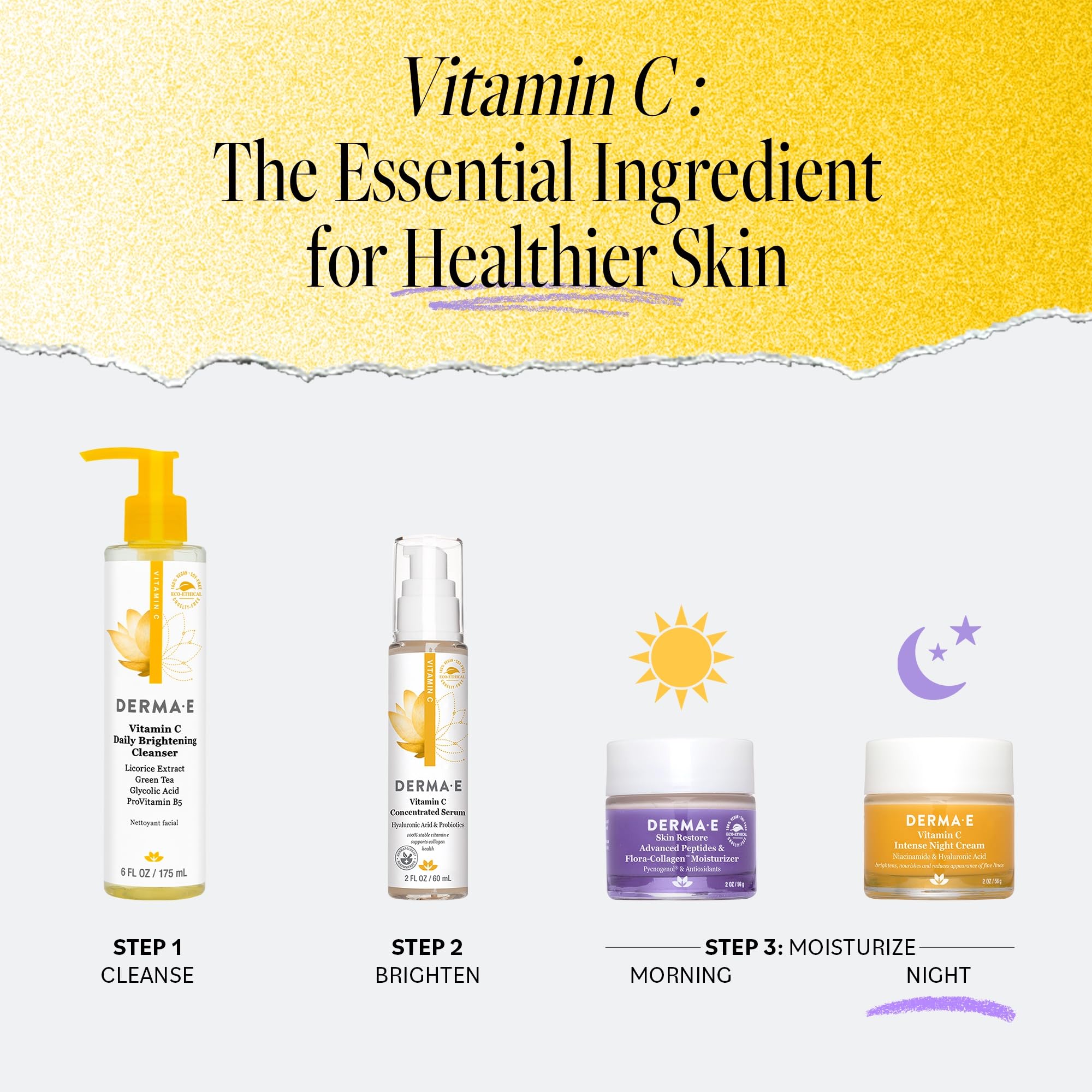 Derma E Vitamin C Night Cream suitable for combination skin