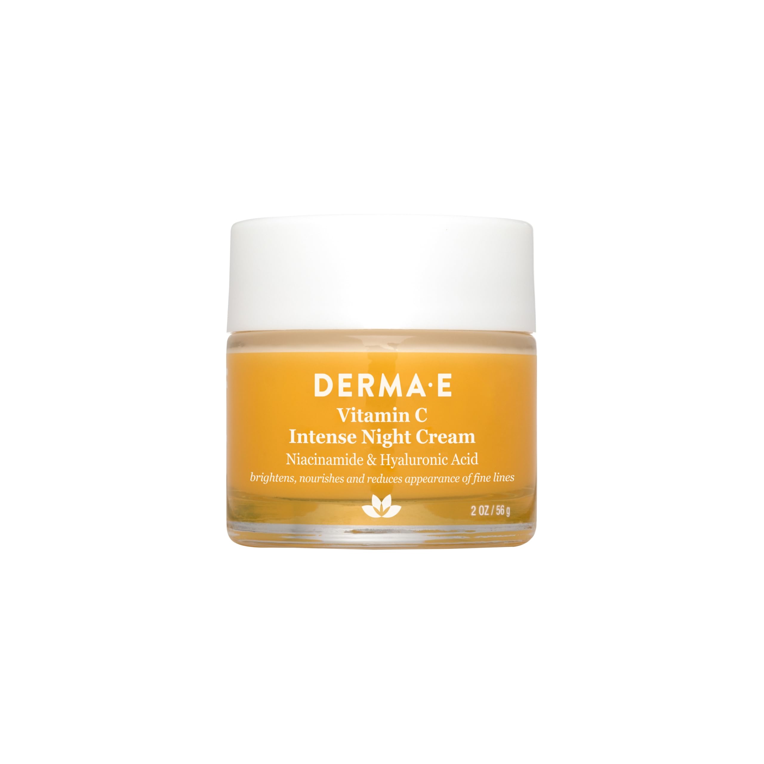 Derma E Vitamin C Night Cream jar close-up highlighting brightening hydration