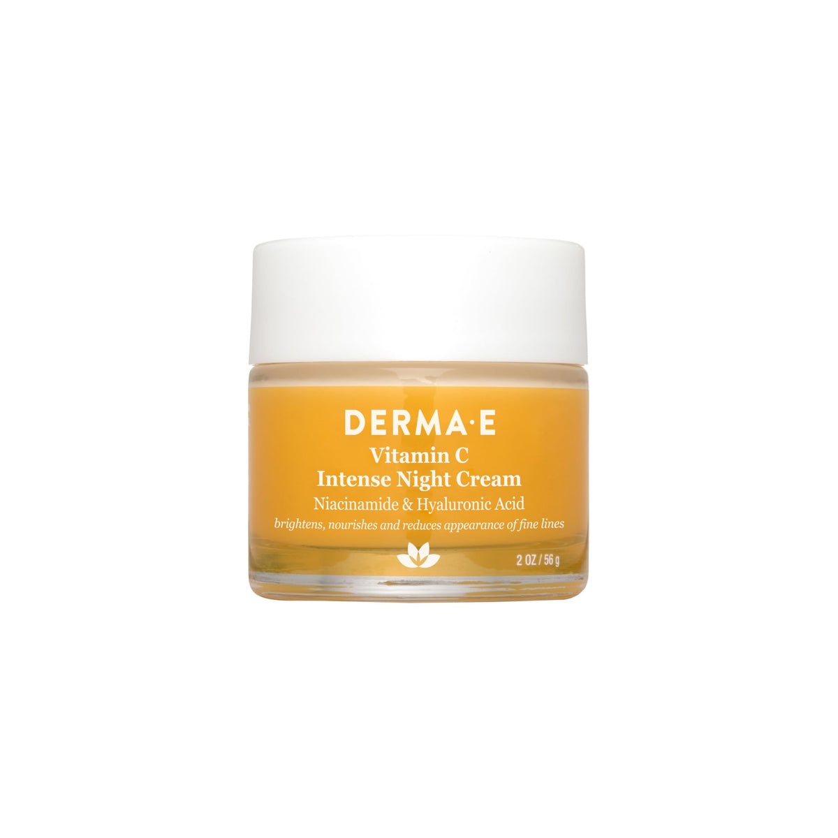 Derma E Vitamin C Night Cream jar close-up highlighting brightening hydration