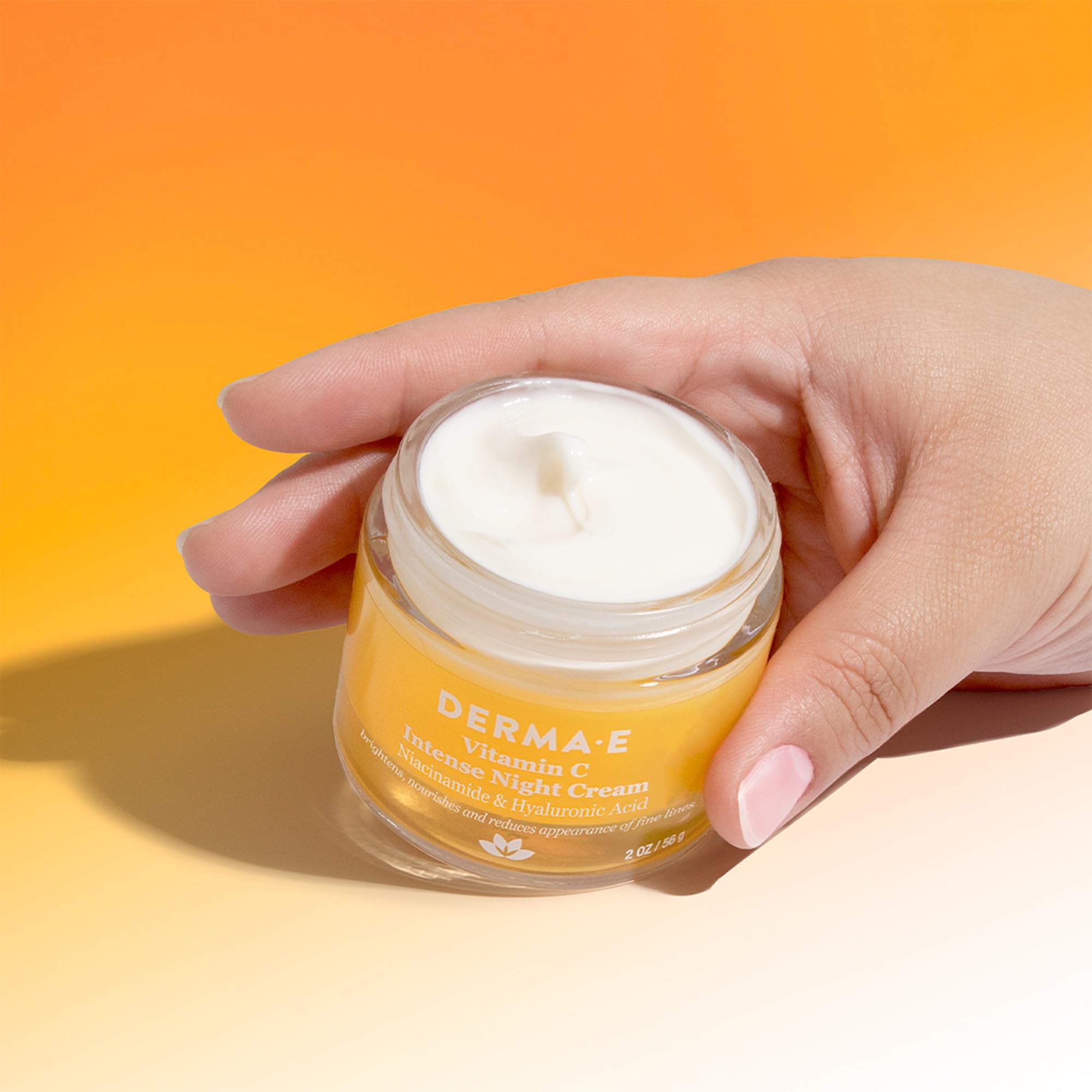 Derma E Vitamin C Night Cream with rooibos leaves for firming support