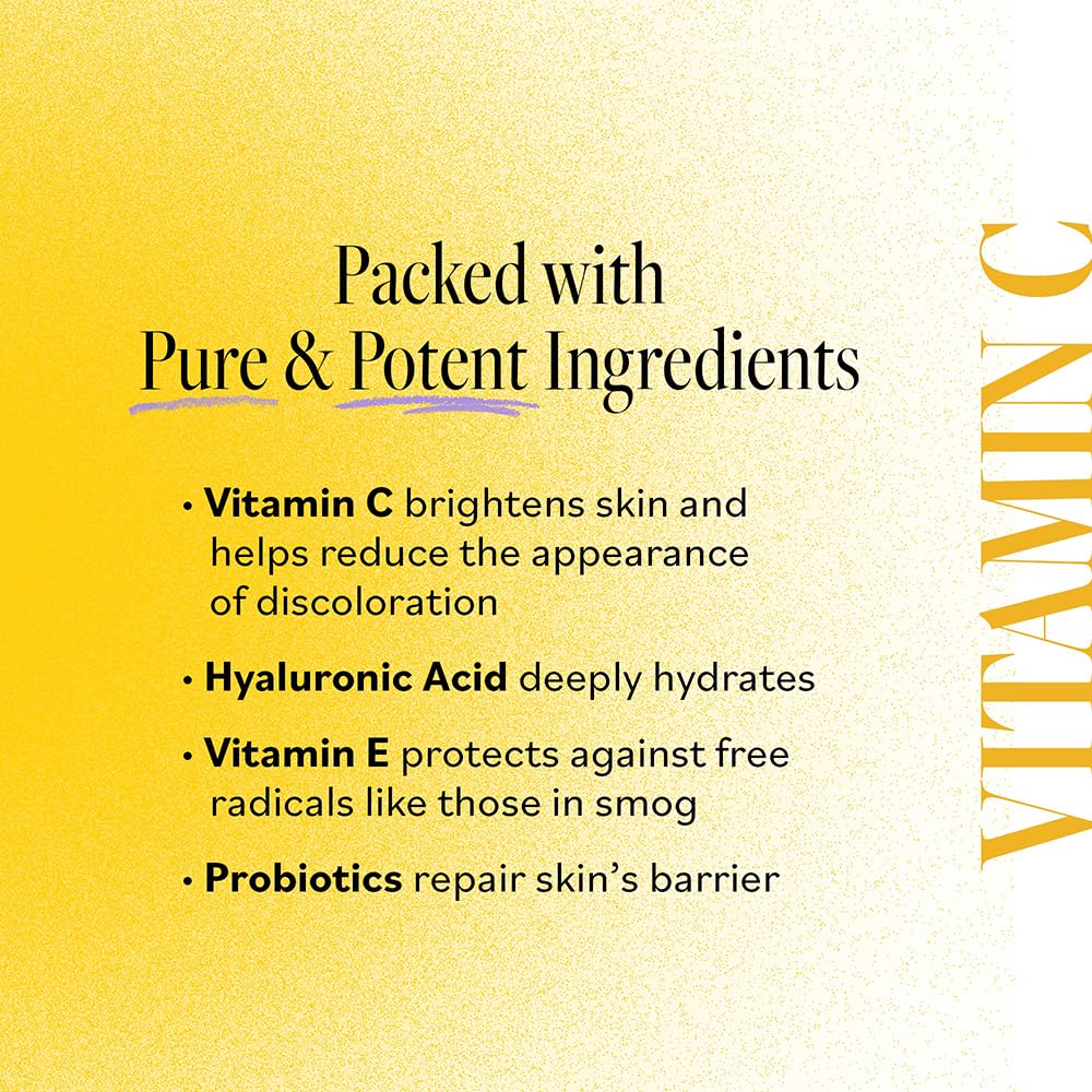Derma E Vitamin C Serum ingredients green tea highlight antioxidant protection.