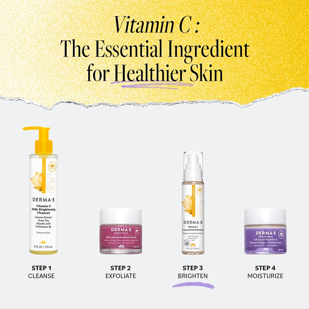 Derma E Vitamin C Serum with aloe hints soothing, refreshing after application.