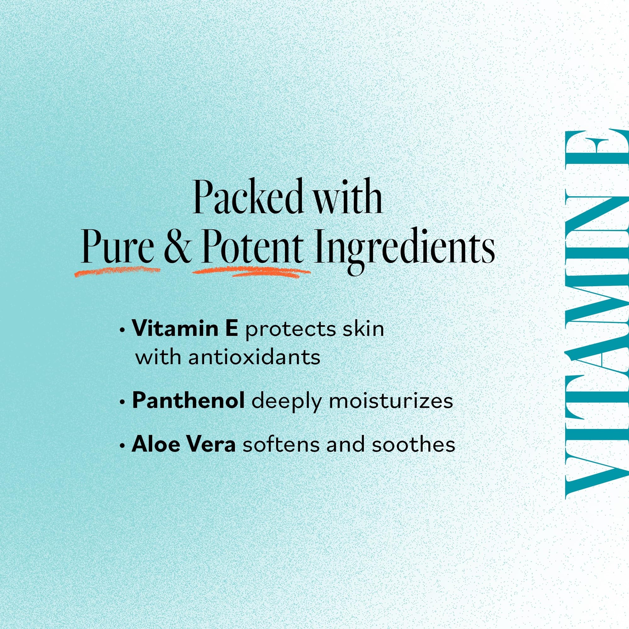 Derma E Vitamin E cream on hands enhancing moisture.