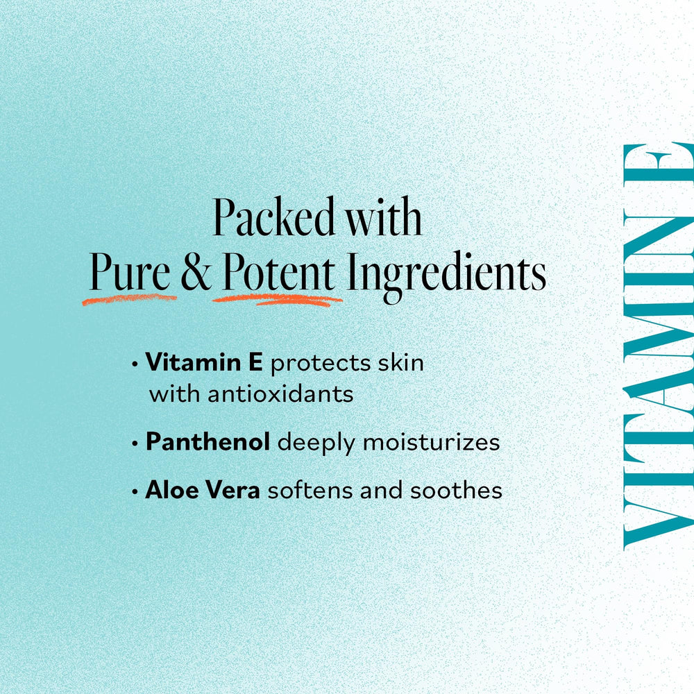 Derma E Vitamin E cream on hands enhancing moisture.
