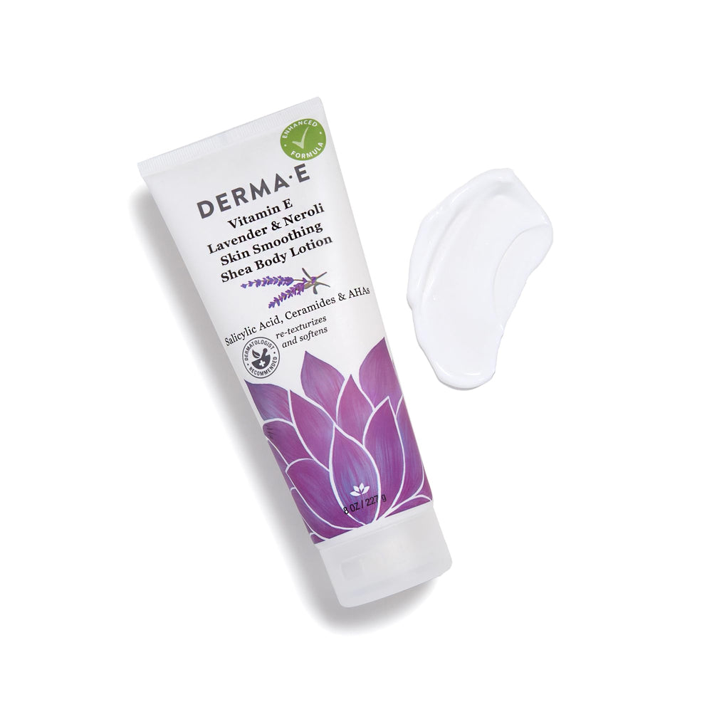 Derma E Vitamin E Lavender Neroli flowers fragrance vial hints at natural scent