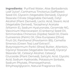 Derma E Vitamin E Lavender Neroli lotion texture closeup shows creamy, non-greasy finish