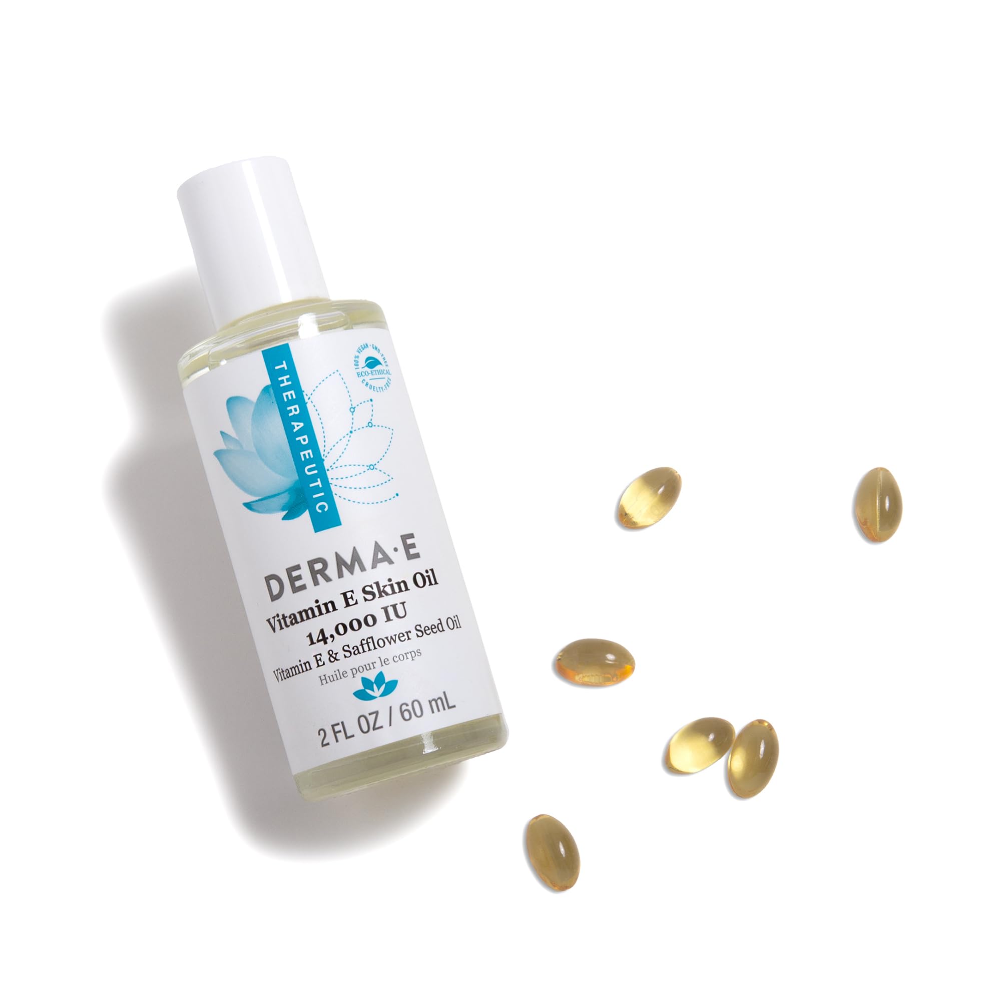 Derma E Vitamin E Skin Oil being applied to neck for even hydration