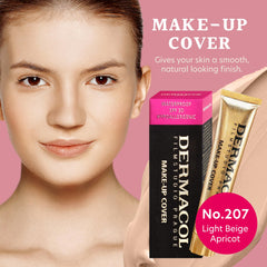 Dermacol SPF 30 matte foundation 207 packaging shows portable day-ready protection.