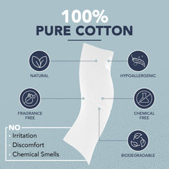 Dermacotton large, thick, absorbent wipes deliver deep cleansing after long days