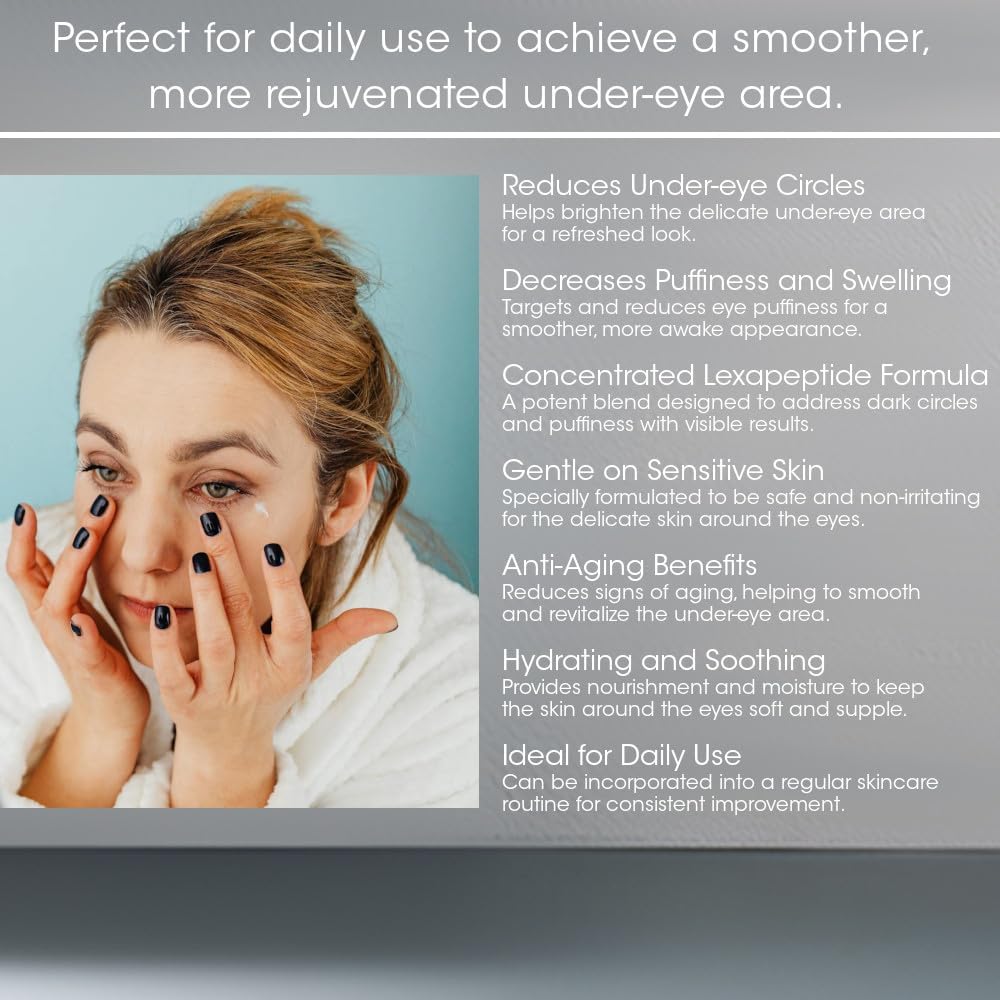 Dermactin sensitive-skin friendly eye cream bottle communicates gentle care.