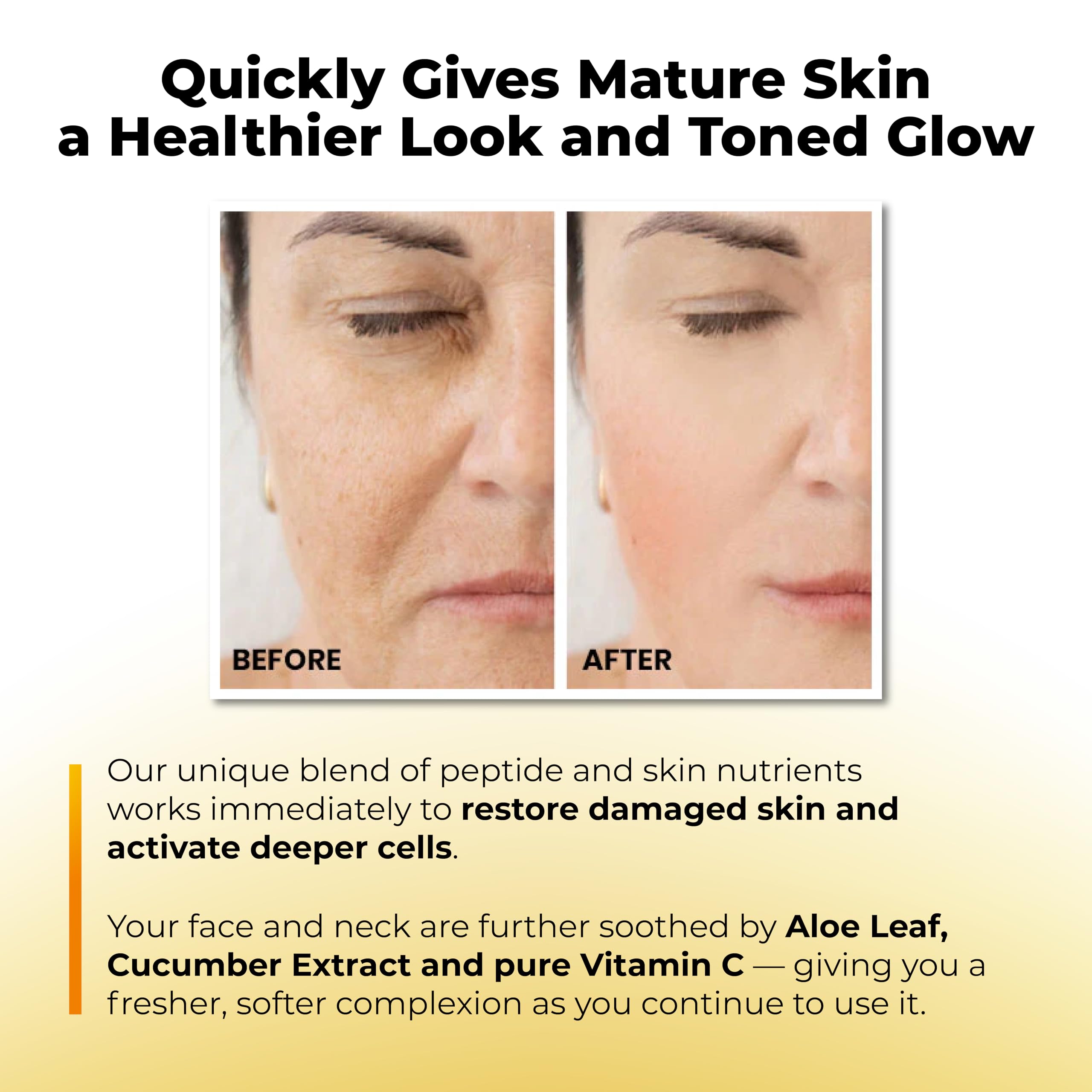 Dermacyl rapid-absorption serum on skin shows lasting glow