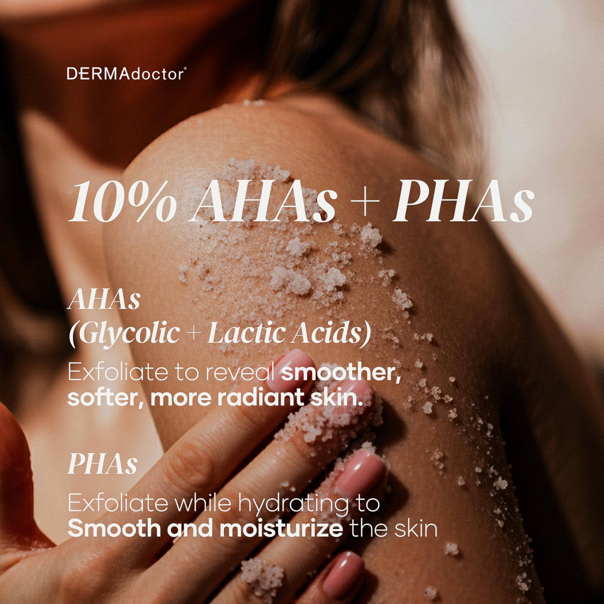 DERMAdoctor KP Bump Eraser ingredients highlight AHAs and PHAs