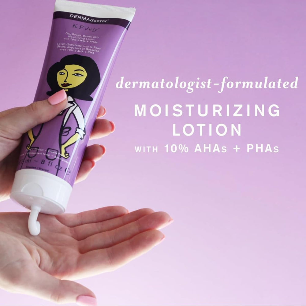 DERMAdoctor KP ceramide-squalane hydration helps support skin barrier.