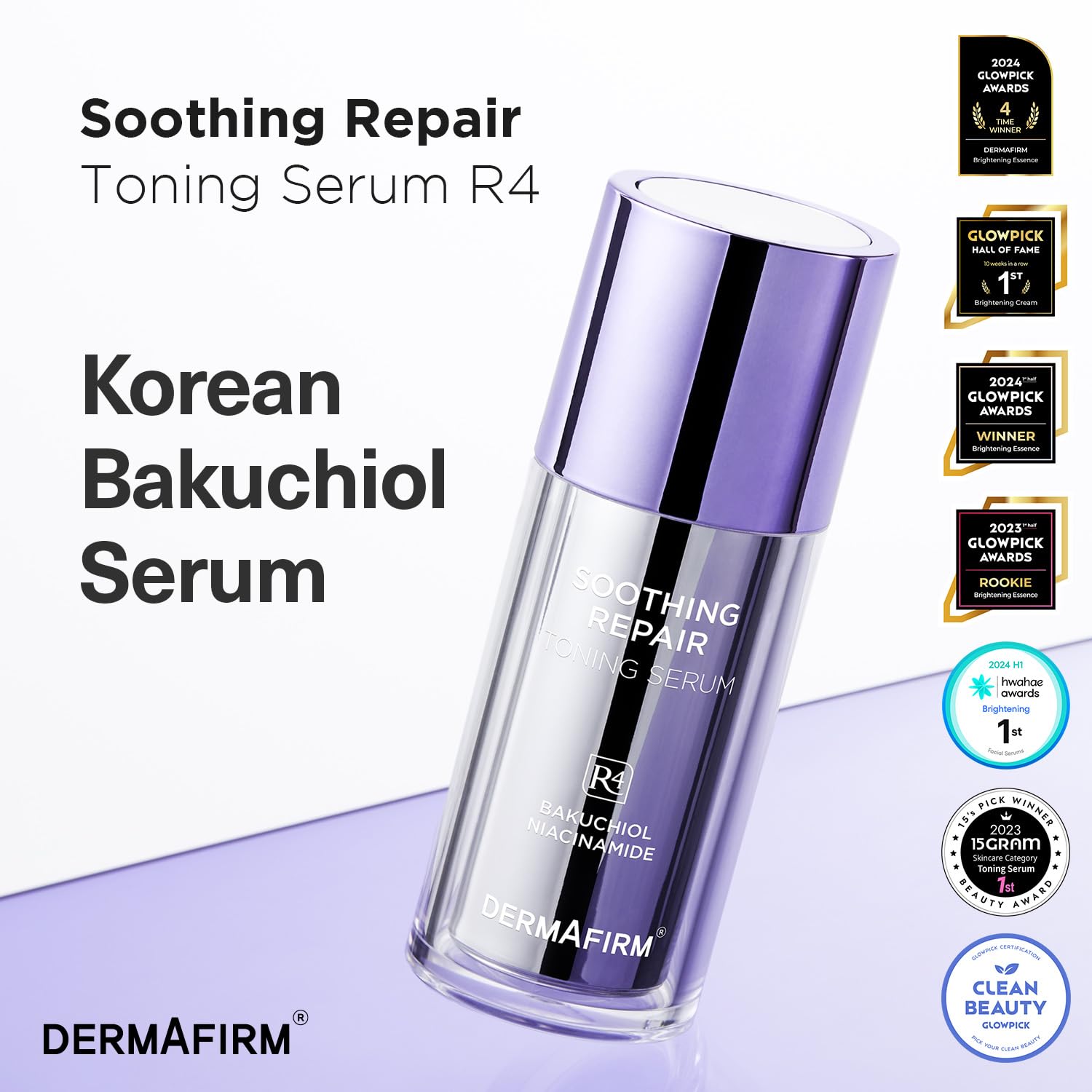 Dermafirm daily skincare routine shot emphasizing routine simplicity