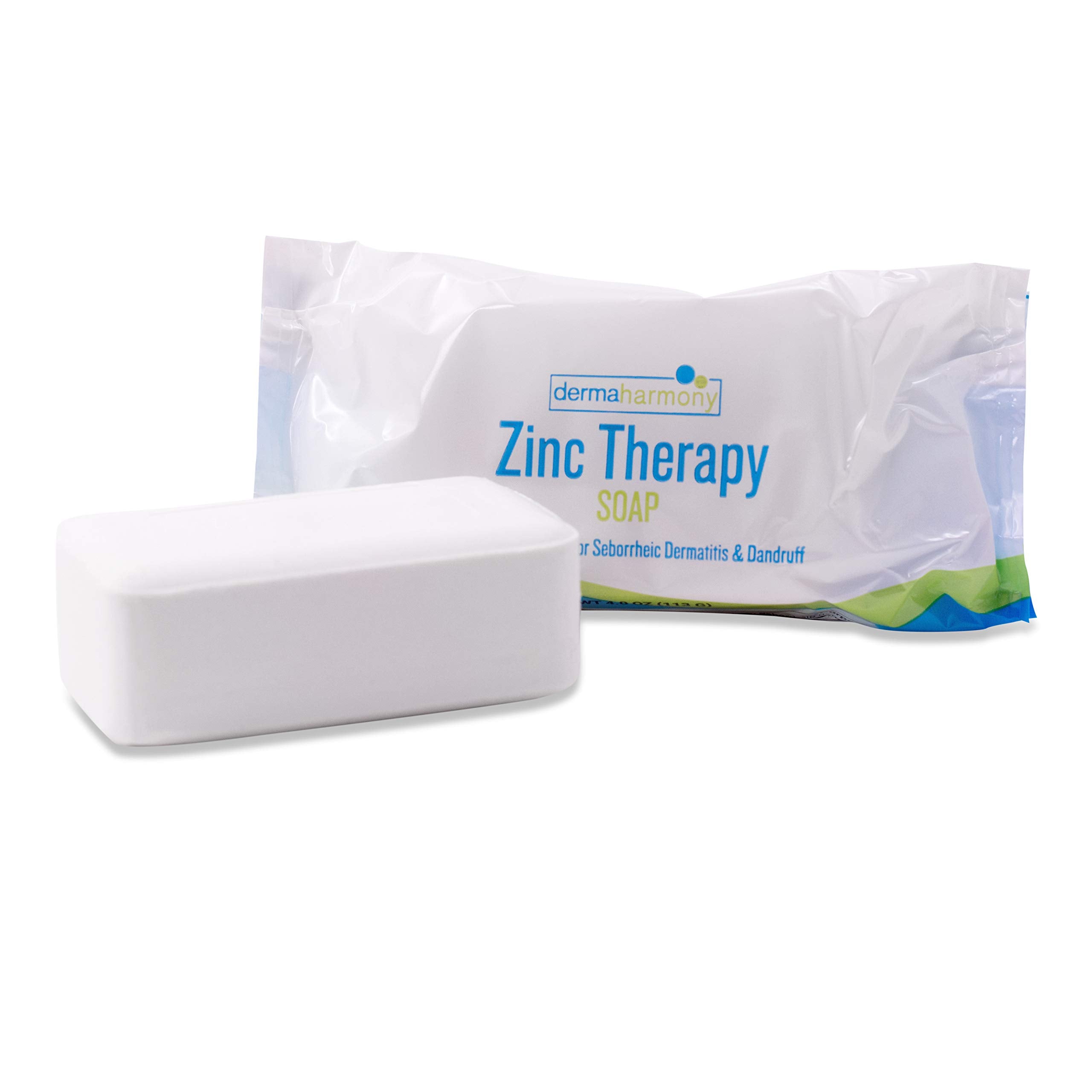 Dermaharmony 2% zinc bar soap body-use suggests consistent body care routine.
