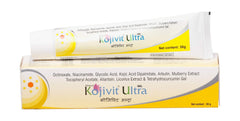 Dermaindia Kojivit Ultra Gel tube front for easy daily skincare routine.