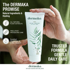 Dermaka Arnica Skin Cream Chamomile ingredient close-up highlighting calming botanicals