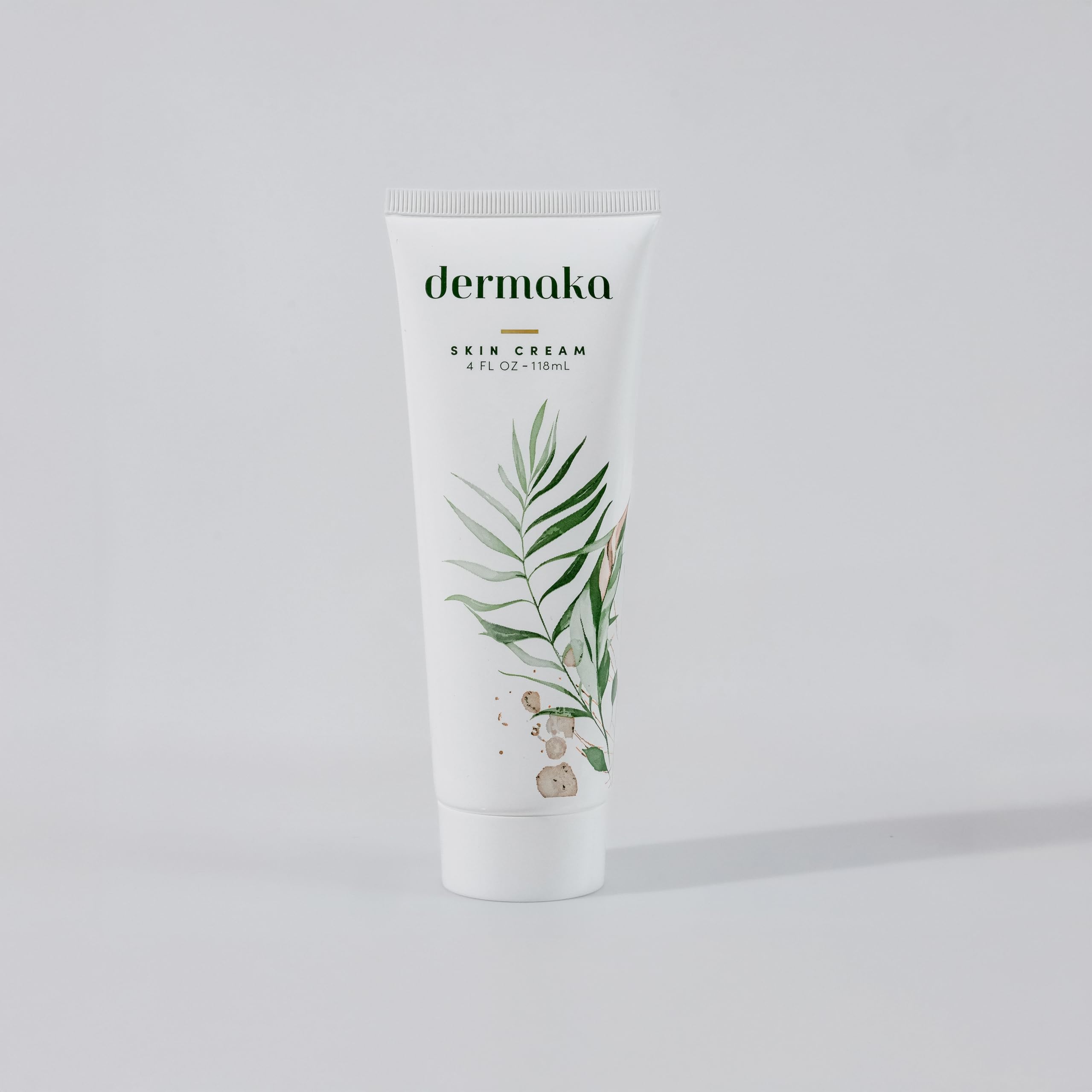 Dermaka Arnica Skin Cream texture close-up demonstrating light non-greasy feel