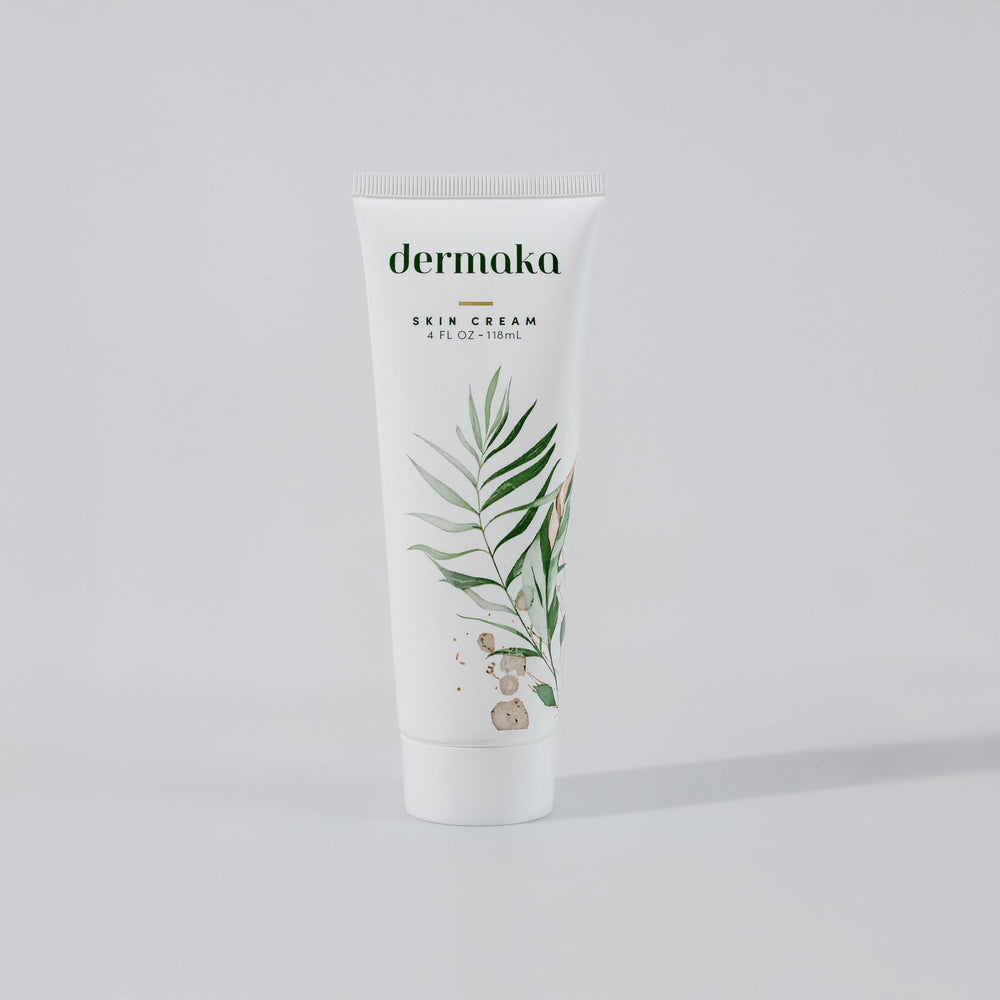 Dermaka Arnica Skin Cream texture close-up demonstrating light non-greasy feel