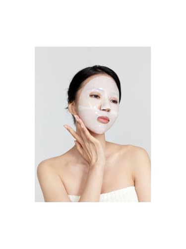 DERMAL Collagen Hydrogel Mask face application highlights gentle overnight hydration on skin.