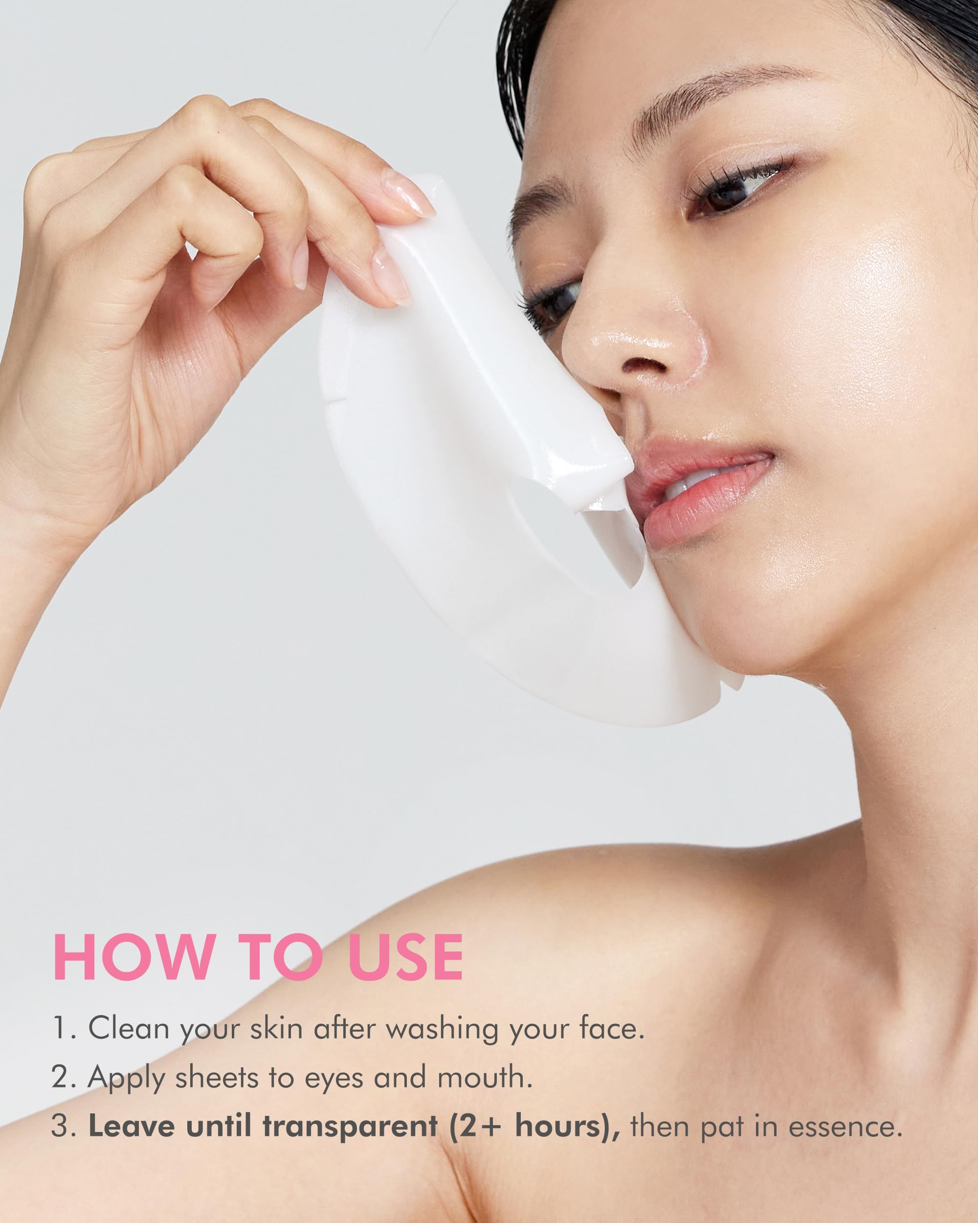 DERMAL Collagen Hydrogel Mask shea butter-soft centers on nourishment and softness.