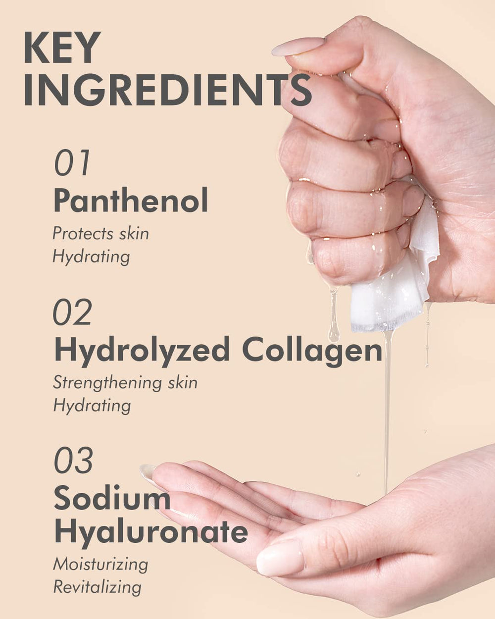 DERMAL sheet mask being applied for a pampering skincare routine