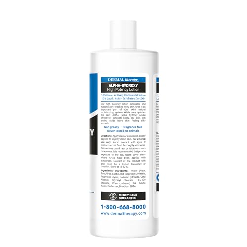 Dermal Therapy Alpha Hydroxy Lotion texture-dispersion demonstrates lightweight, non-greasy feel
