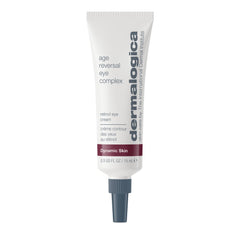 Dermalogica Age Reversal Eye Complex bottle close-up highlights anti-aging care