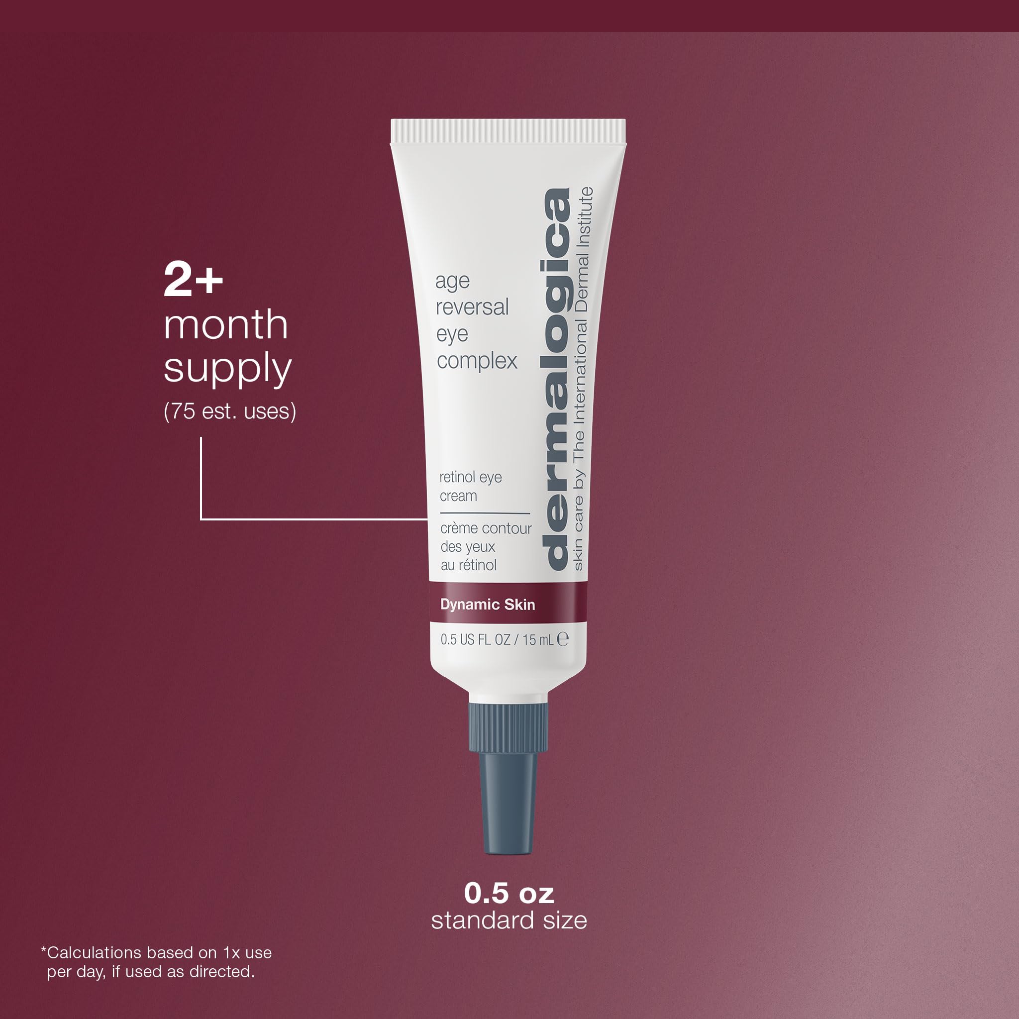 Dermalogica Age Reversal Eye Complex creamy texture ready for smoothing