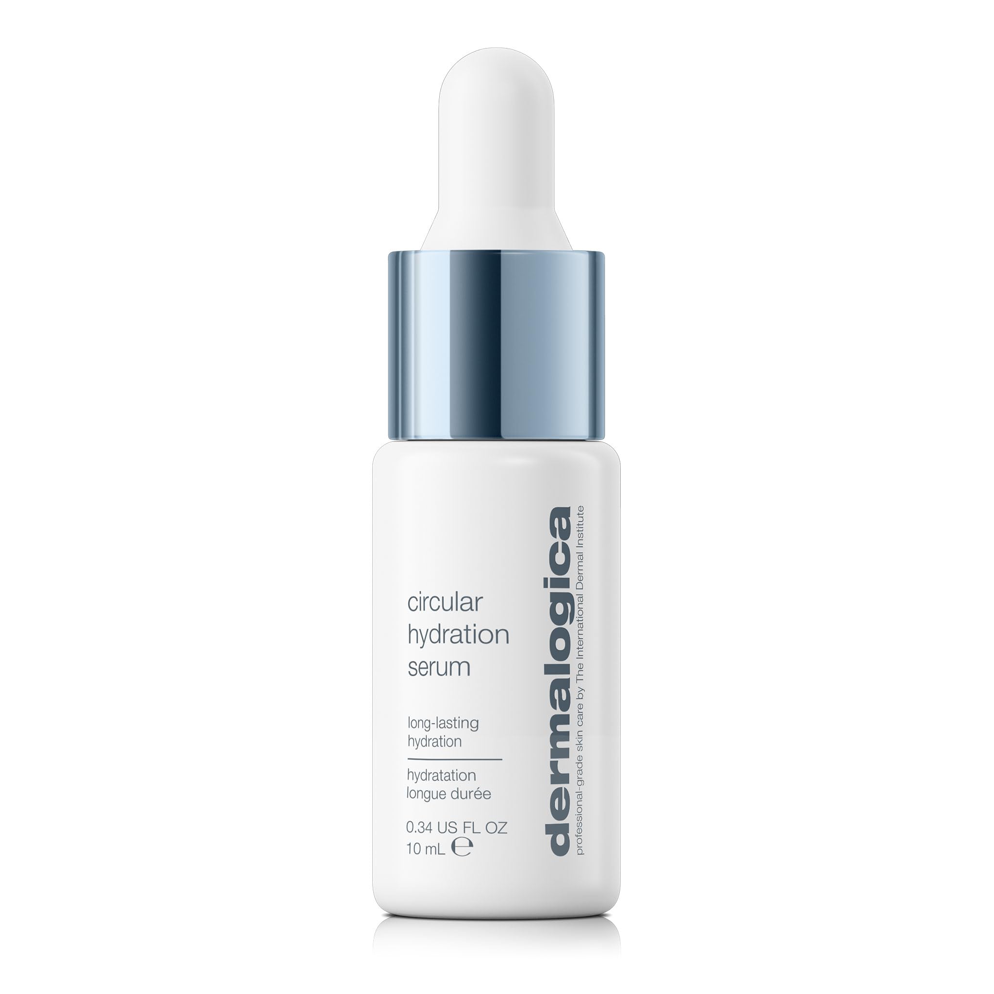 Dermalogica Circular Hydration Serum bottle close-up highlighting deep hydration for lasting moisture