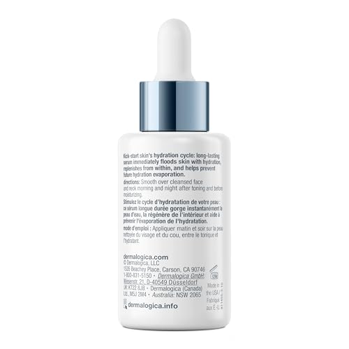 Dermalogica Circular Hydration Serum pump dispense highlights easy daily application.