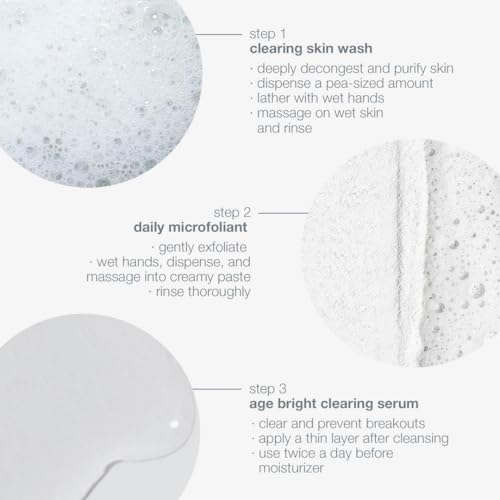Dermalogica kit application demonstrates cleanser and routine for even-toned skin