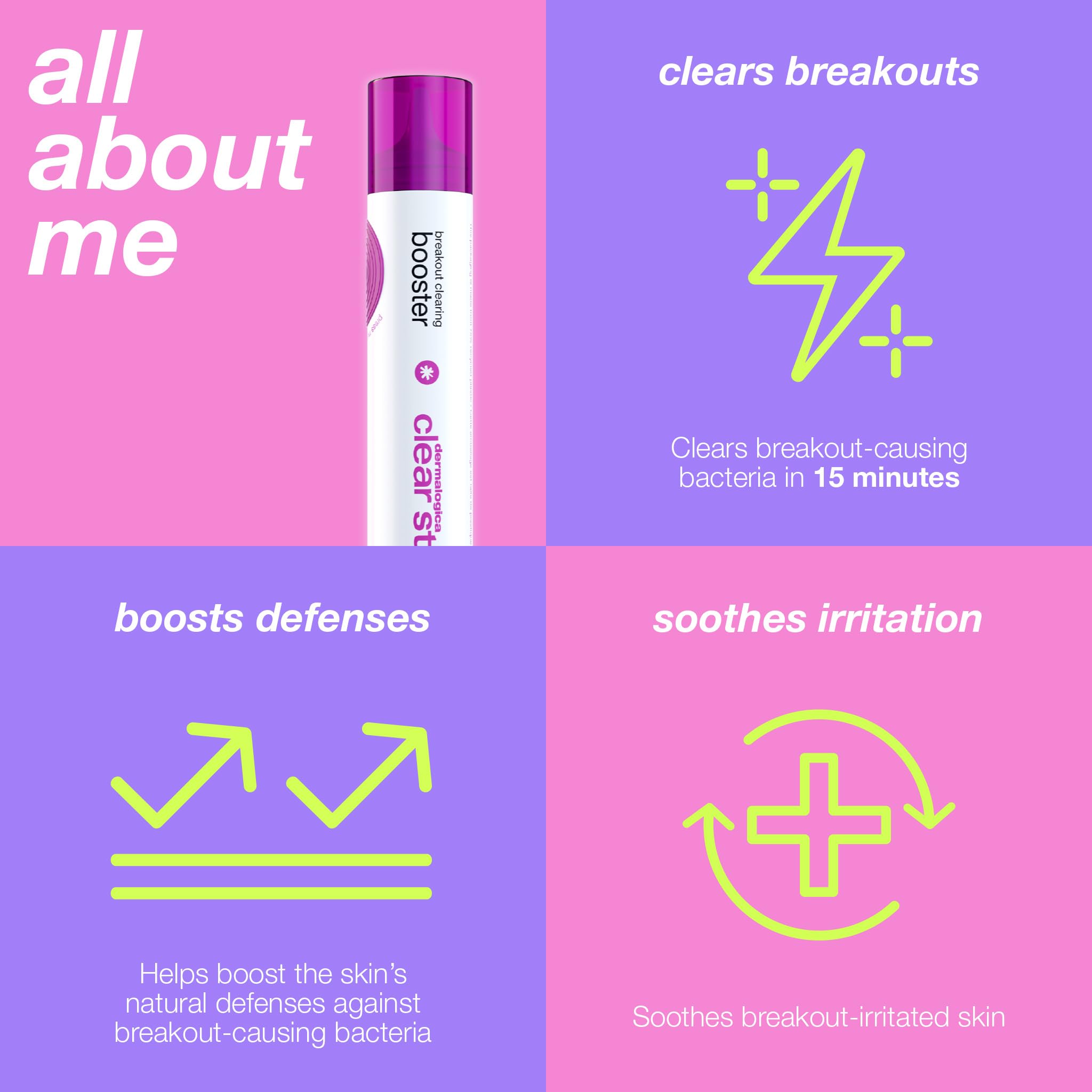 Dermalogica Clear Start booster texture close-up shows lightweight, fast-absorbing formula